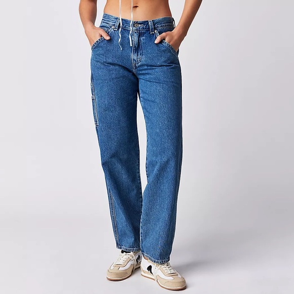 New Levi's Dad Utility Pants Jeans Denim Straight Leg Baggy - Picture 6 of 15